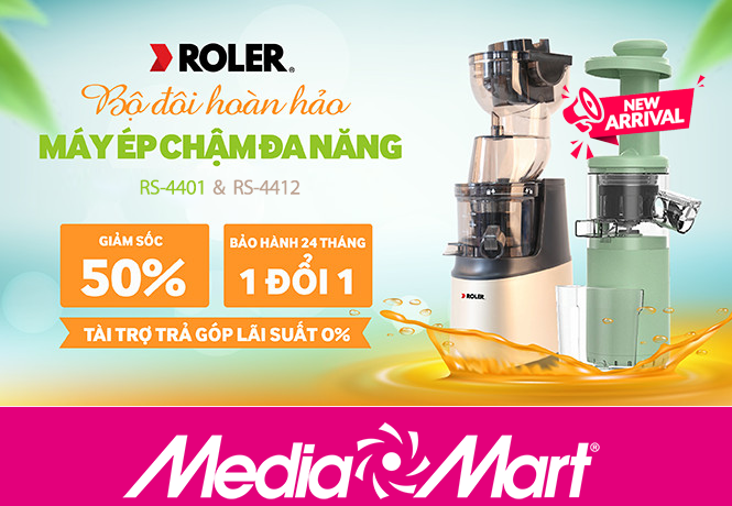 Chương trình khuyến mại máy ép chậm đa năng của MediaMart.