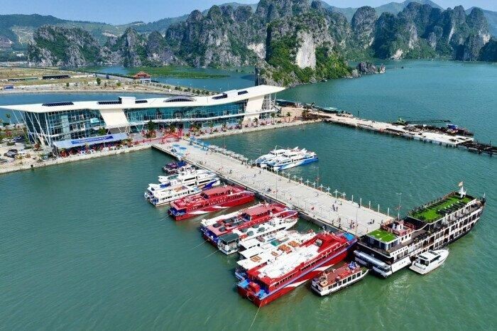 Cảng cao cấp Ao Tiên được đưa vào sử dụng từ ngày 1/3/2023. Ảnh: Báo Giao thông