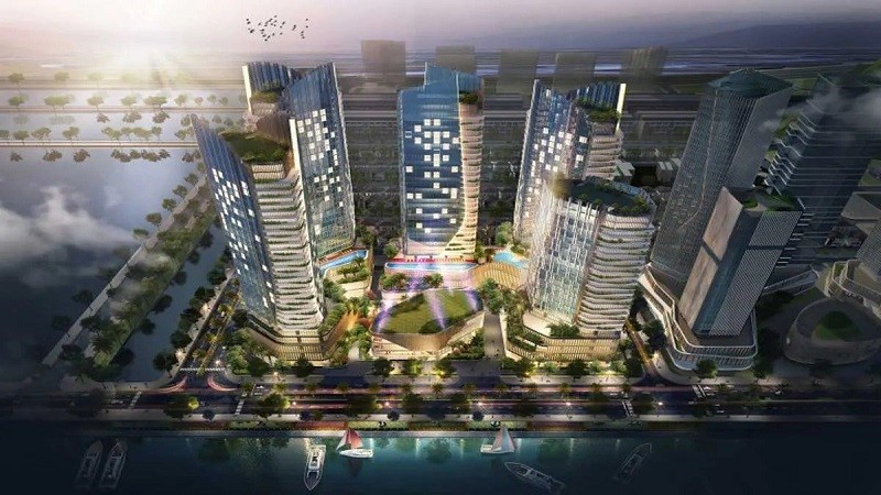 Phối cảnh Tổ hợp du lịch, nghỉ dưỡng và giải trí Crystal Holidays Harbour Vân