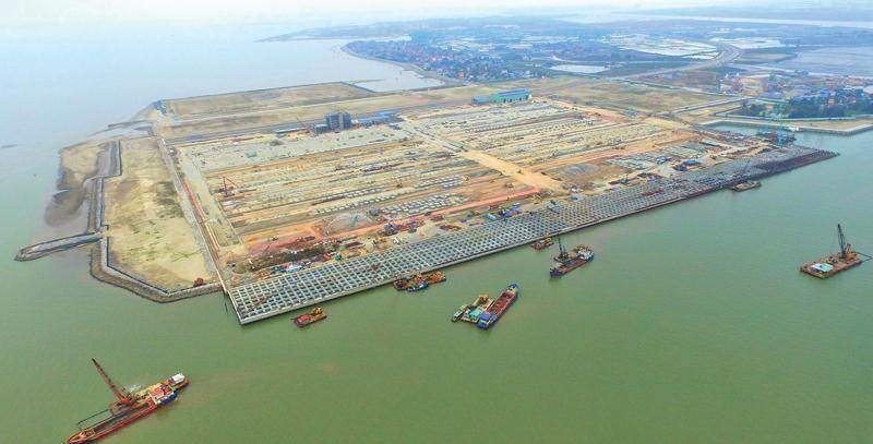 Phối cảnh Dự án Bến số 3, số 4 của Cảng Hải Phòng tại Lạch Huyện (