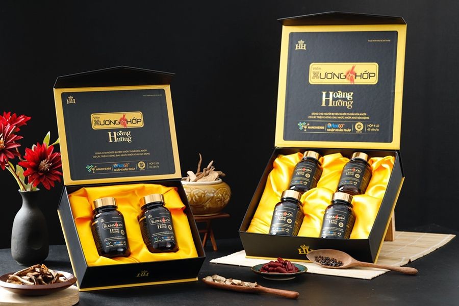 Thực phẩm bảo vệ sức khỏe Viên xương khớp Hoàng Hường.