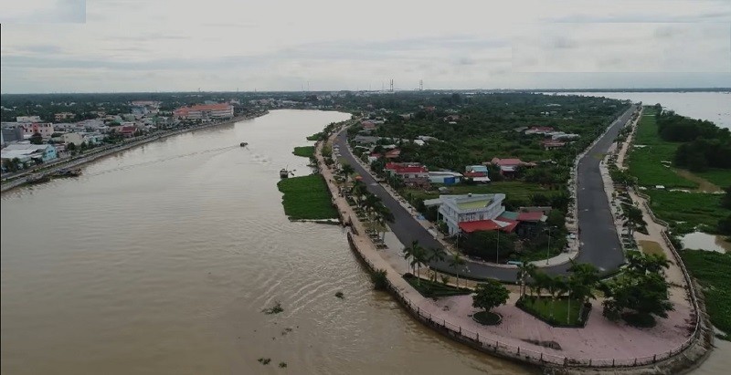 Cồn Chim thuộc phường Trường An, TP. Vĩnh Long. Ảnh: Báo Đầu tư