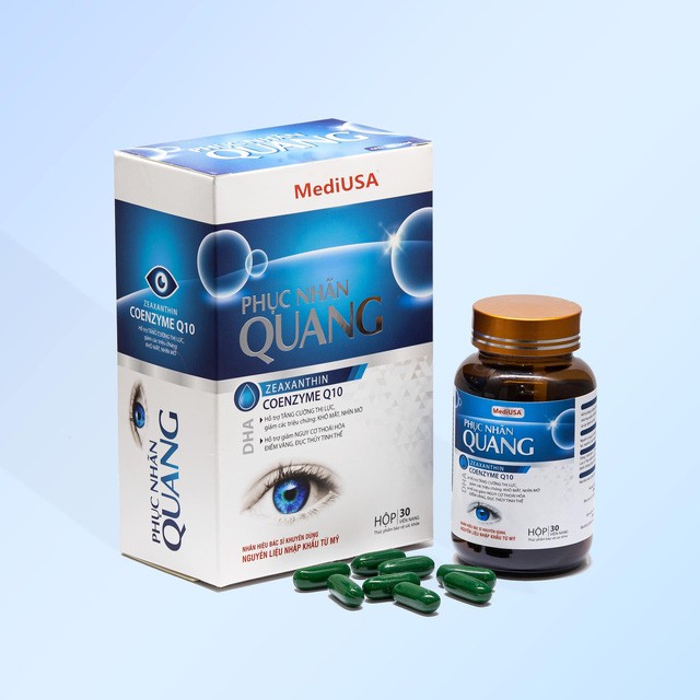 Sản phẩm thực phẩm bảo vệ sức khỏe Phục Nhãn quang.