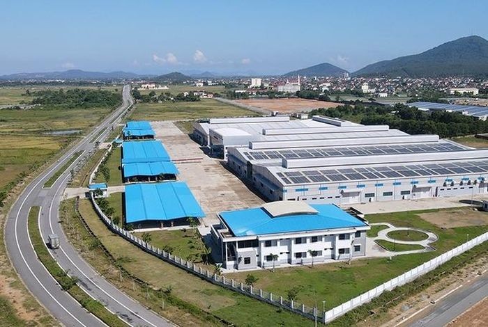 Một góc Khu công nghiệp tại TX Hồng Lĩnh. Ảnh: Hà Tĩnh).