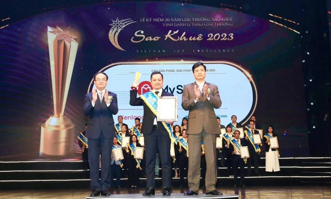 Sản phẩm MyShop của KienlongBank được vinh danh tại giải thưởng Sao Khuê 2023