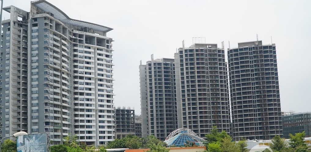 Dự án Kenton Node (nay là Grand Sentosa) là tài sản thế chấp trong khoản nợ hơn 4.800 tỷ đồng đang được BIDV rao bán. Ảnh: CafeLand