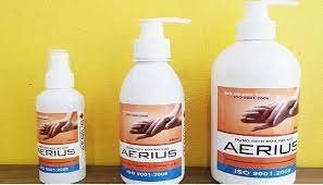 Sản phẩm rửa tay khô Aerius-19 bị thu hồi.