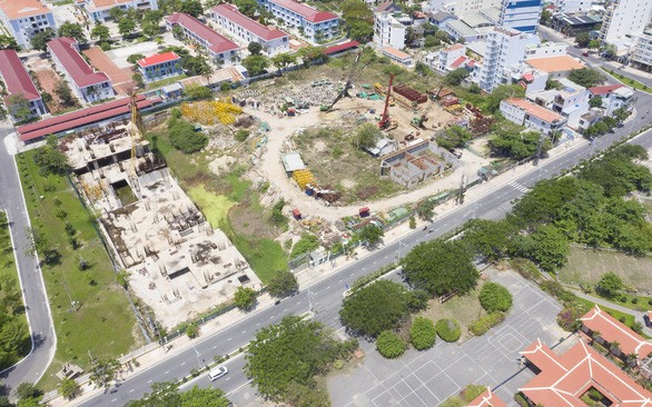 Khu đất 28E Trần Phú (phường Vĩnh Nguyên, TP Nha Trang). Ảnh: Tuổi trẻ