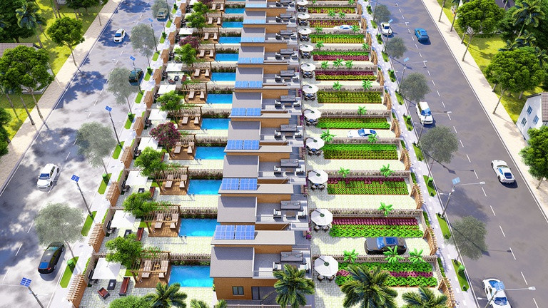 Dự án đất nền Golden Light - Mang Yang Town, Gia Lai có giá từ 3,5 triệu đồng/m2. 