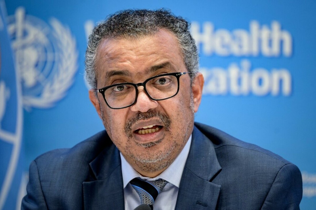 Tổng Giám đốc WHO Tedros Adhanom Ghebreyesus. Ảnh: AFP