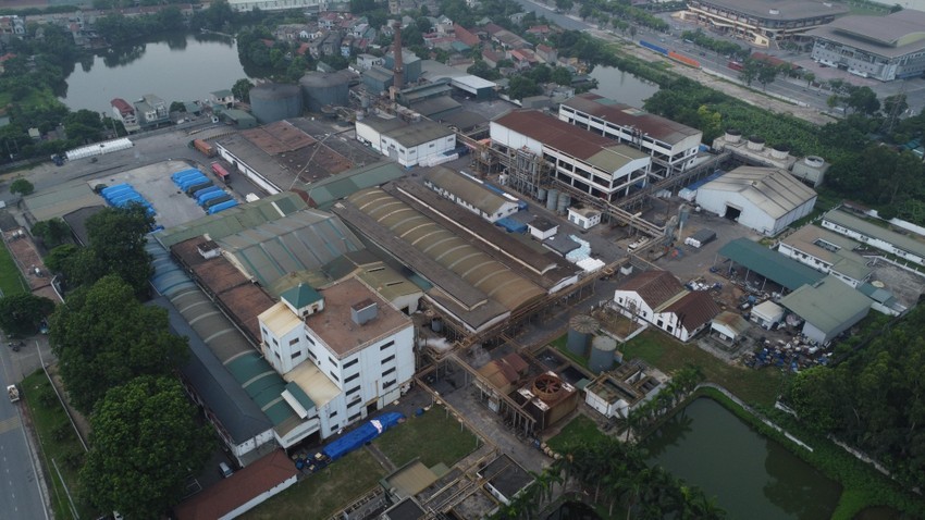 Công ty TNHH Miwon Việt Nam nhìn từ trên cao. PLO.vn