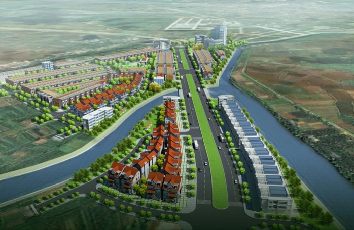 Dự án khu đô thị Hùng Vương tại Vĩnh Phúc có giá từ 11 triệu đồng/m2. Ảnh minh họa