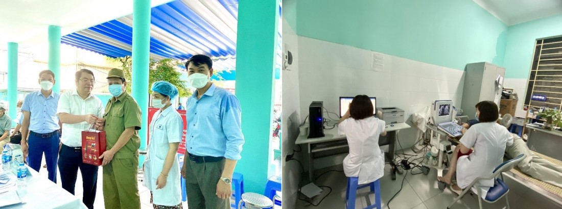 Tổ chức khám sức khoẻ và cấp thuốc miễn phí cho các gia đình chính sách người có công.