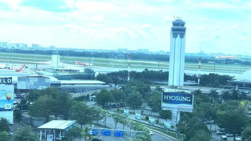 Diện tích đất Cảng hàng không Tân Sơn Nhất hiện hữu là 545,10 ha. Ảnh: PLO.vn