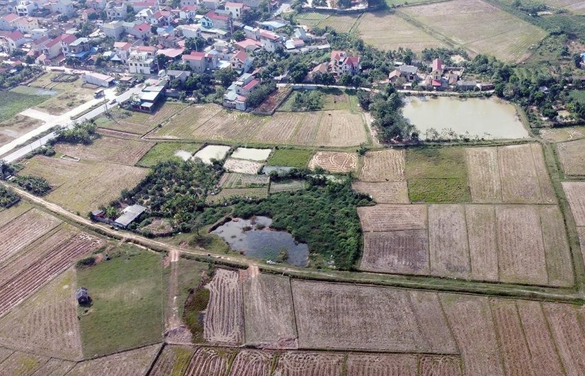 Khu đất dự kiến triển khai dự án Trường đua ngựa Sóc Sơn tại xã Tân Minh, huyện Sóc Sơn, TP Hà Nội. Ảnh: Plo.vn