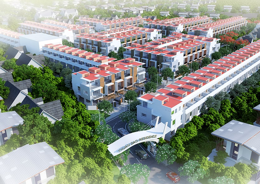 phối cảnh dự án Thuận Đạo Residence Long An