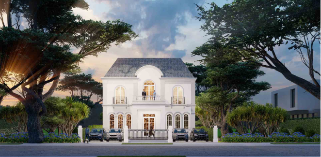 Phối cảnh biệt thự đơn lập dự án PGA Golf Villas