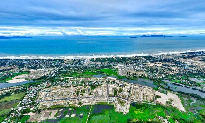 Một khu vực thuộc thị xã Điện Bàn, tỉnh Quảng Nam. Ảnh: Thanh Niên