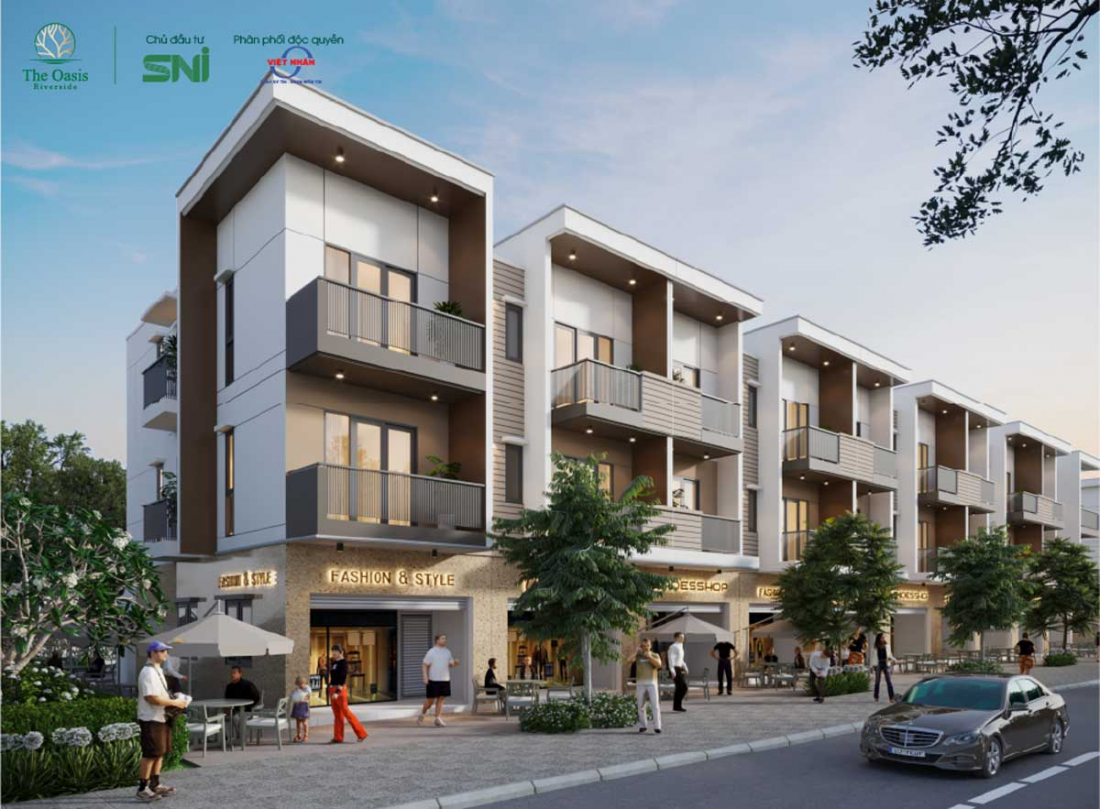 Dự án biệt thự ven sông The Oasis Riverside tại tỉnh Bình Dương