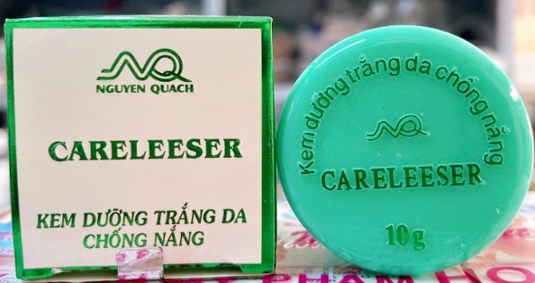 Thu hồi toàn quốc lô kem dưỡng trắng da chống nắng Careleeser