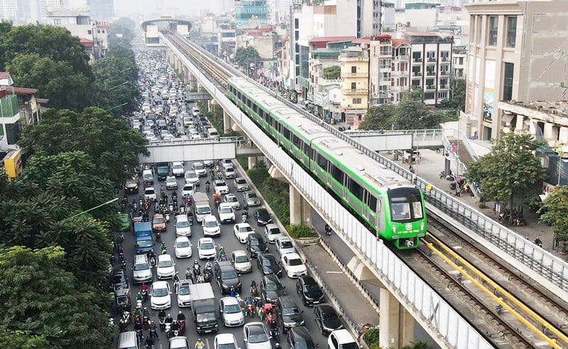 Hiện mới có duy nhất tuyến Cát Linh - Hà Đông được đưa vào khai thác.