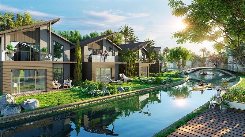 Phân khu của dự án Long Island Novaworld Hồ Tràm. 