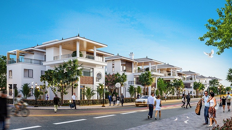Phối cảnh biệt thự đơn lập V Melody Villas Hòa Lạc – Thạch Thất