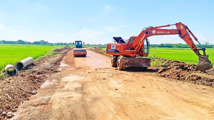 Chuẩn bị thi công tuyến đường hơn 1.400 tỷ đồng ở Bạc Liêu. Ảnh minh họa