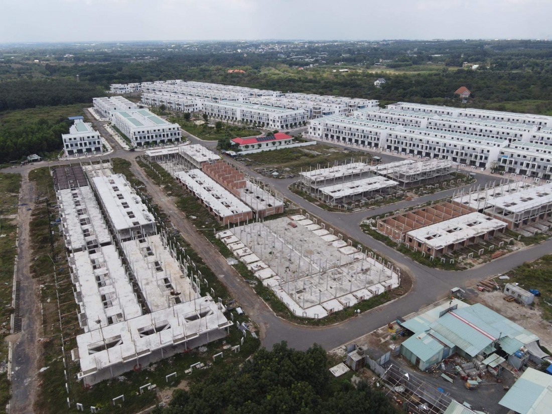 Dự án Khu dân cư Tân Thịnh của Công ty CP đầu tư LDG tại xã Đồi 61 (H.Trảng Bom, Đồng Nai) đang bị điều tra. Ảnh: Thanh Niên