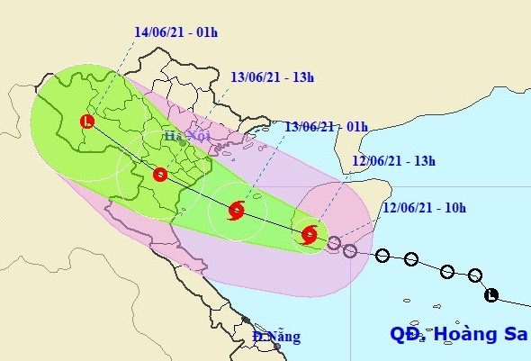 Bão số 2 đổ bộ Nam Định - Thái Bình