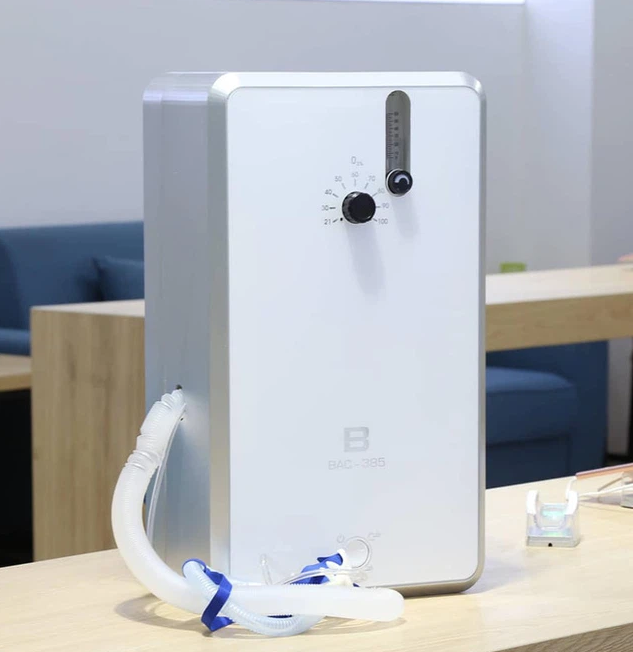 Mẫu máy thở BAC385 của Bkav sản xuất