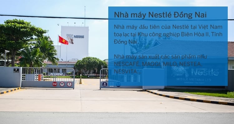 Nhà máy Nestlé Đồng Nai tại Khu công nghiệp Biên Hòa II, Tỉnh Đồng Nai. Ảnh: Nestlé