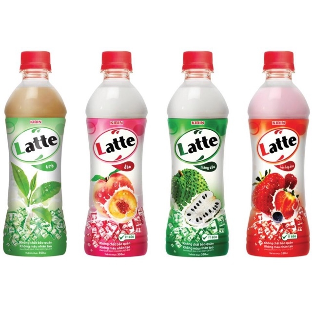 Trà Latte là loại thức uống có vị từ trái cây, trà thiên nhiên cùng với vị sữa.