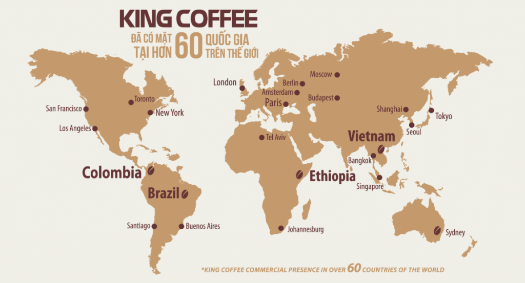 King Coffee: Quá trình phát triển của thương hiệu cà phê Việt xứng tầm thế giới