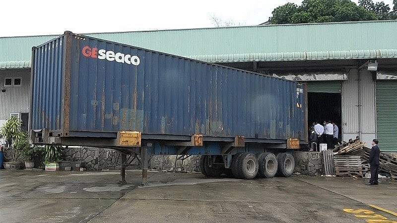 Container chứa hàng hóa vi phạm