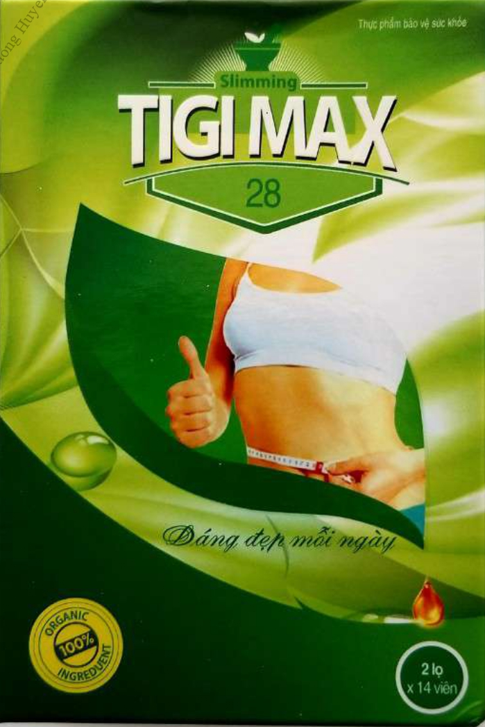 CẢNH BÁO: Phát hiện sản phẩm thực phẩm bảo vệ sức khỏe Slimming TIGI MAX 28 có chứa chất cấm Sibutramine. 