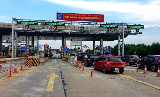 Bắt đầu từ ngày 5/5/2022, cao tốc Hà Nội - Hải Phòng sẽ chỉ phục vụ phương tiện đủ điều kiện tham gia dịch vụ thu phí điện tử không dừng