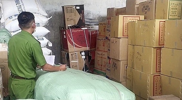 Số hàng hóa nhập lậu bị thu giữ