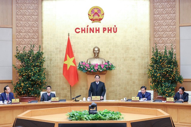 Thủ tướng yêu cầu các bộ, ngành đóng góp ý kiến để ngay sau kỳ nghỉ Tết, Thủ tướng ban hành Chỉ thị về những nhiệm vụ trọng tâm sau kỳ nghỉ Tết và quý I năm 2022. Ảnh: VGP/Nhật Bắc