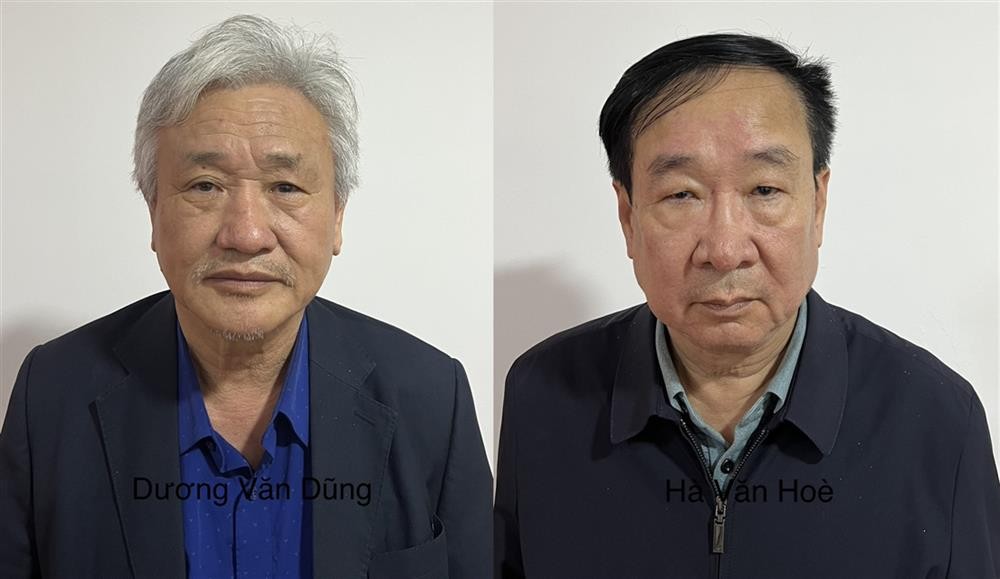 Các bị can: Dương Văn Dũng, Hà Văn Hoè.
