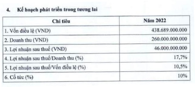 Kế hoạch kinh doanh năm 2022 của NHA