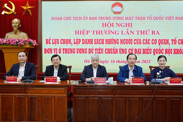 Hội nghị hiệp thương lần 3. Ảnh: Minh Đạt