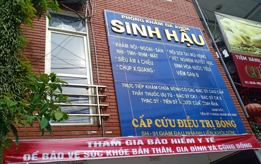 Ngoài xử phạt vi phạm hành chính, Phòng khám đa khoa Sinh Hậu còn bị lực lượng chức năng tước giấy phép hoạt động khám, chữa bệnh 2 tháng