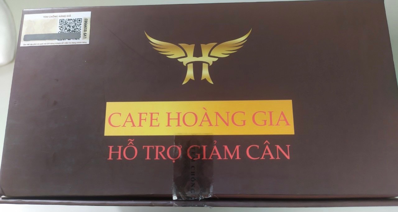 Thu hồi sản phẩm thực phẩm bổ sung cafe Hoàng Gia