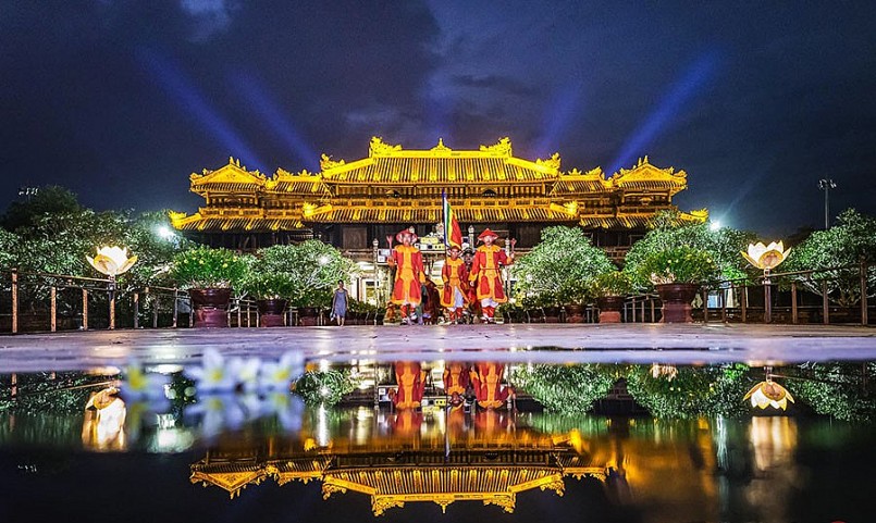 Phố đêm Hoàng thành Huế sẽ chính thức mở cửa từ tối ngày 24/4 (ảnh minh họa)