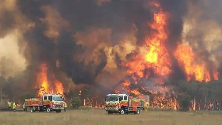 Một đám cháy rừng ở New South Wales, Australia tháng 12/2020, do tác động của El Niño. (Nguồn: AP)