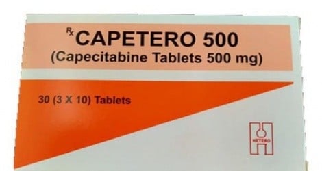 Thuốc Capetero 500. Ảnh Internet