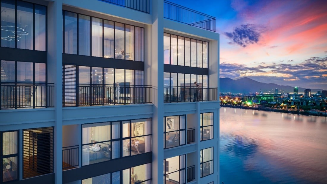 Những căn hộ The Sky Aqua có thiết kế và diện tích linh hoạt, phù hợp đa dạng nhu cầu của khách hàng. Ảnh: Apec Group