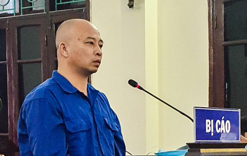 Bị cáo Đường tại phiên toà.