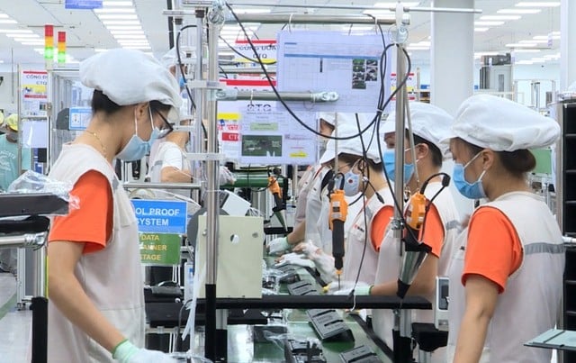 Các doanh nghiệp trong KCN đã đầu tư mở rộng dây chuyền, nhà xưởng, tăng cường sản xuất, đảm bảo các đơn hàng đã ký kết.